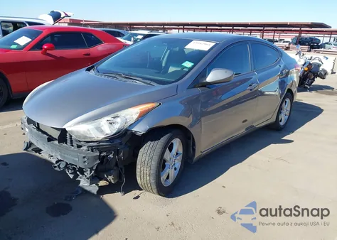 2012 Hyundai Elantra Gls из США, поврежденный, VIN 5NPDH4AE2CH086883